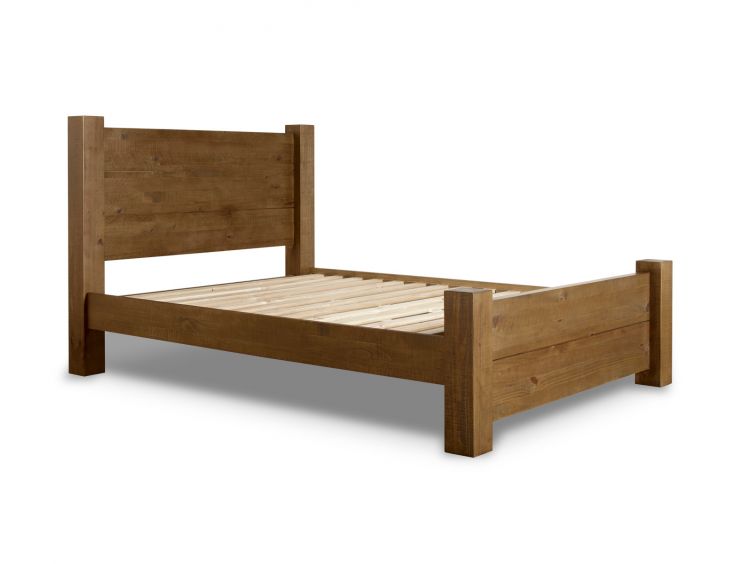 Plank Wooden Bed Frame Lfe Time4sleep, Wooden Planks For King Size Bed