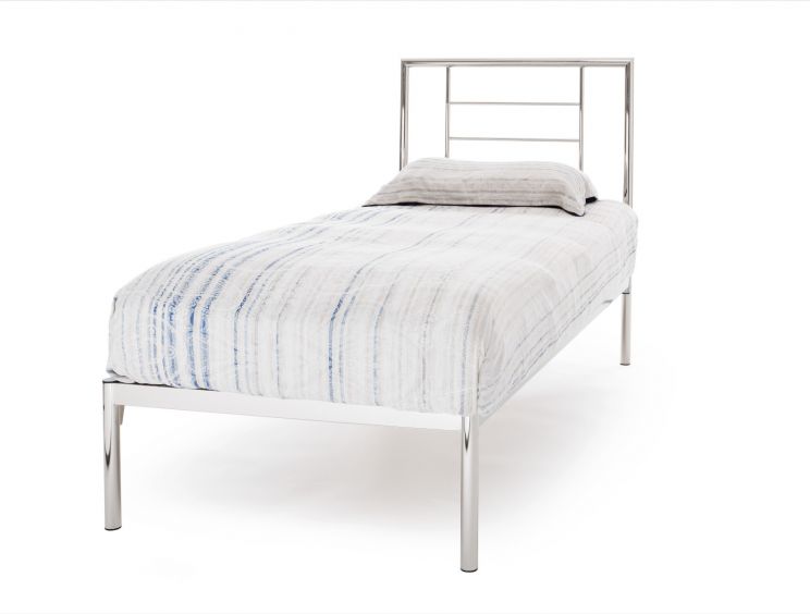 Gia Nickel Bed Frame