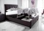 Kaydian Accent Upholstered Ottoman Storage Bed - Slate - Double Bed Frame Only