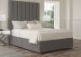 Esme Classic Non Storage Arran Pebble Double Base and Headboard