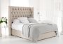 Knightsbridge Upholstered Divan Base & Headboard - King Size - Platinum