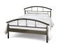 Arizona Black Nickel Double Bed Frame Only