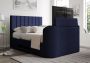 Berkley Upholstered Hugo Royal Ottoman TV Bed - Double Bed Frame Only