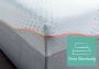 1x Sleep Sanctuary Elite Gel Memory Pocket 1000 Mattress - King Size Mattress Only