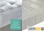 1x Europa Comfort Guest Slimline Mattress - Compact Single Mattress Only - White