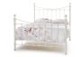 Suzie Ivory Gloss Double Bed Frame Only