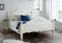 Annecy White Wooden Bed Frame - King Size Bed Frame Only