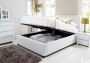Henley White Leather Ottoman Storage Bed - Double Ottoman Only