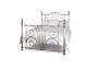 Lillie Antique Nickel Double Bed Frame Only