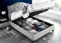 Kaydian Lindisfarne Ottoman Storage Bed - Stone - Double Ottoman Only