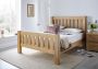 Maine Oak Wooden King Size Bed Frame Only