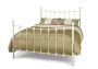 Octavius Ivory Gloss Double Bed Frame Only