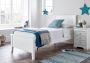 New England Solo - Single Bed Frame - white
