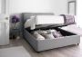 Serenity Upholstered Ottoman Storage Bed - Cool Grey - Double Bed Frame Only