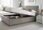 Serenity Upholstered Ottoman Storage Bed - Mink - Double Ottoman Only
