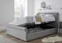Seville Ottoman Bed - Mid Grey - Double Bed Frame Only