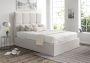 Turin Arran Natural Upholstered Ottoman Double Bed Frame Only