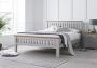 Wilmslow Light Grey Wooden Double Bed Frame Only