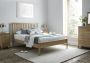 Newport Oak Wooden Bed Frame - King Size Bed Frame Only