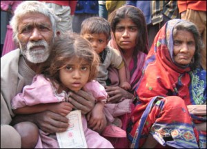 A family in Uttar Pradesh