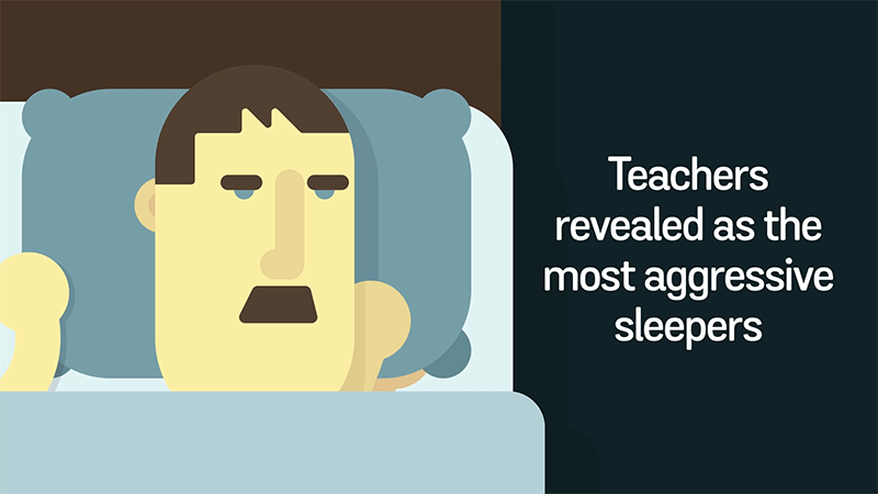 Teachers Are The Most Aggressive Sleepers