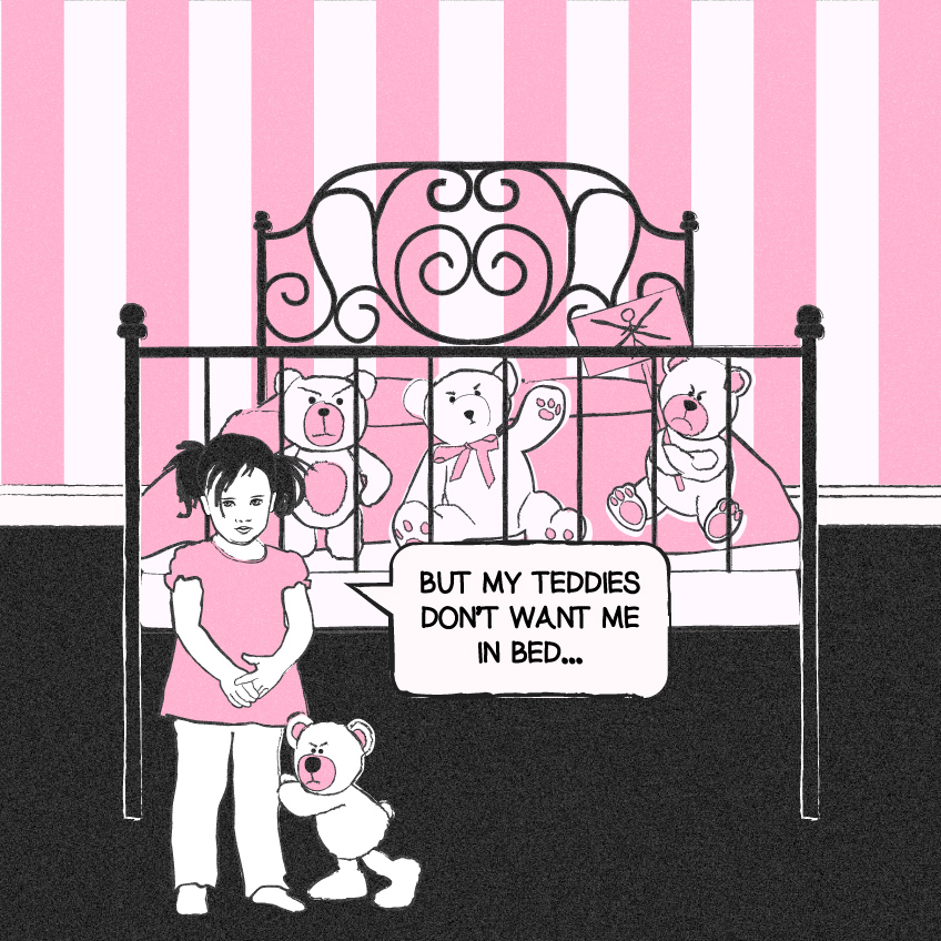 Kids Bedtime Excuses - Teddies