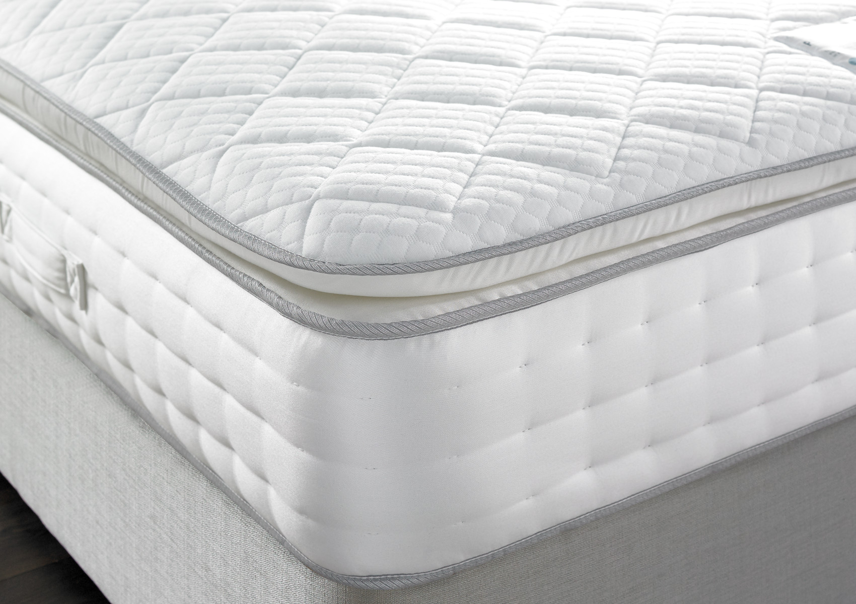View Sleep Sanctuary Support 3000 Pocket Natural Pillow Top Quilted Mattress Time4Sleep information