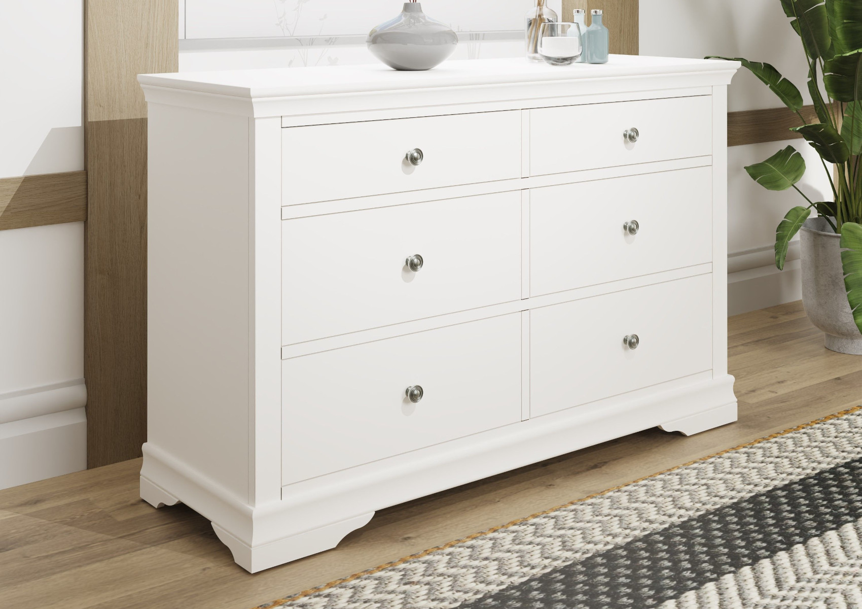 View Anna White 6 Drawer Chest Only Time4Sleep information