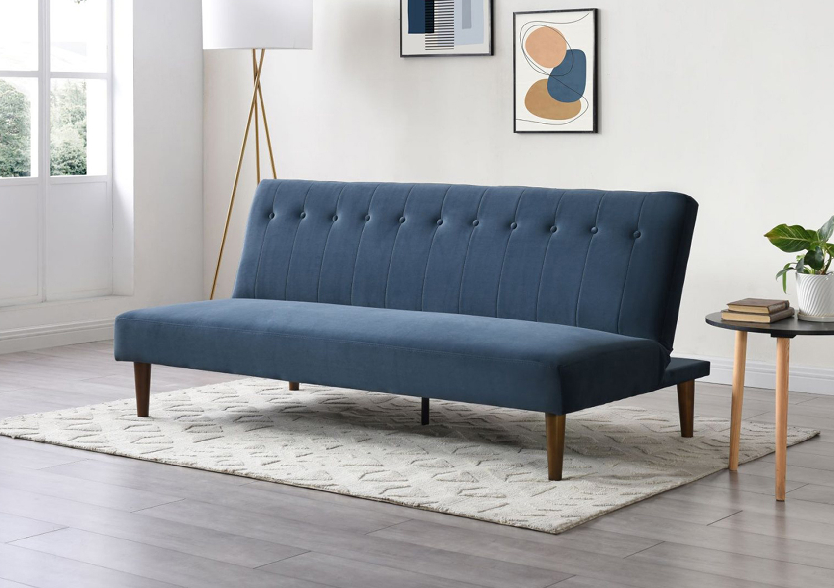 View Cotswold Ink Blue Sofa Bed Time4Sleep information