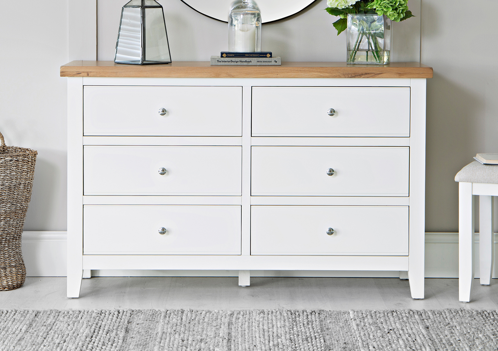 View Eastwood White 6 Drawer Chest Time4Sleep information