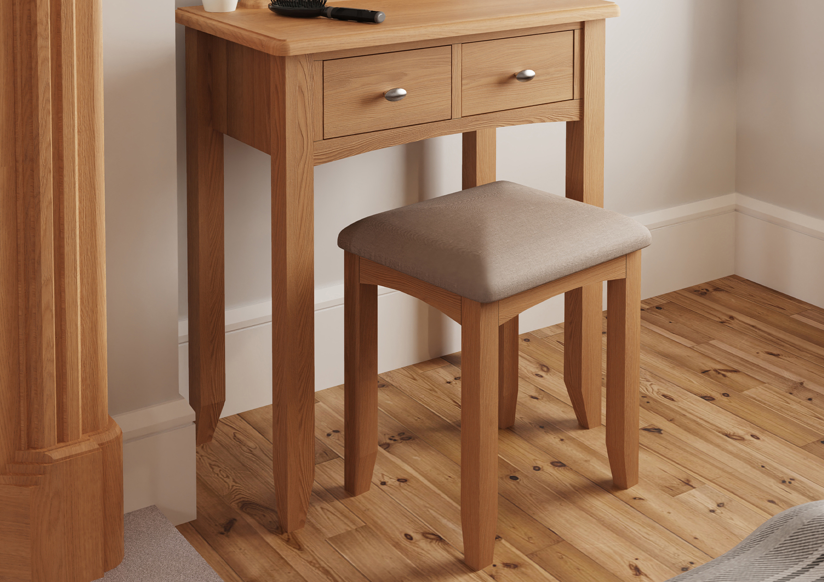 View Gainsborough Light Oak Stool Time4Sleep information