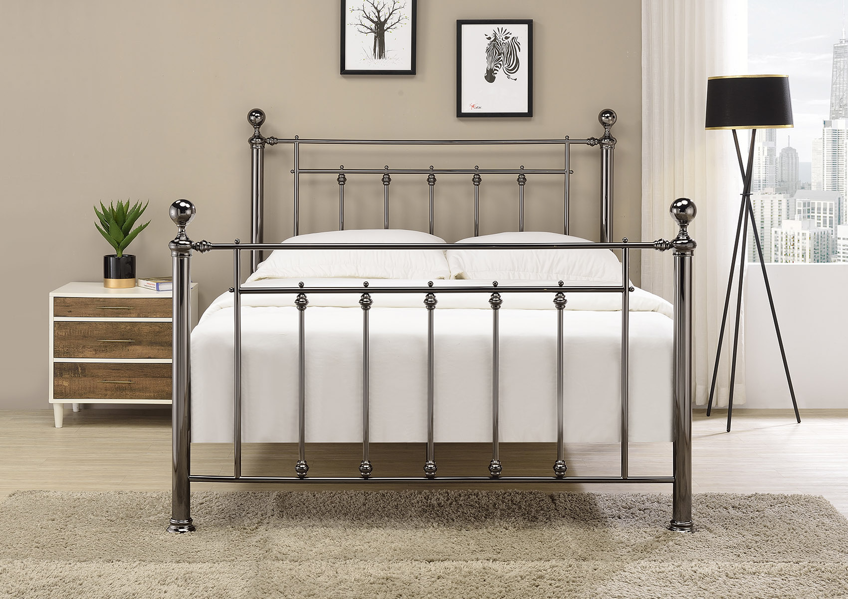 View Evermore Black Bed Frame Time4Sleep information