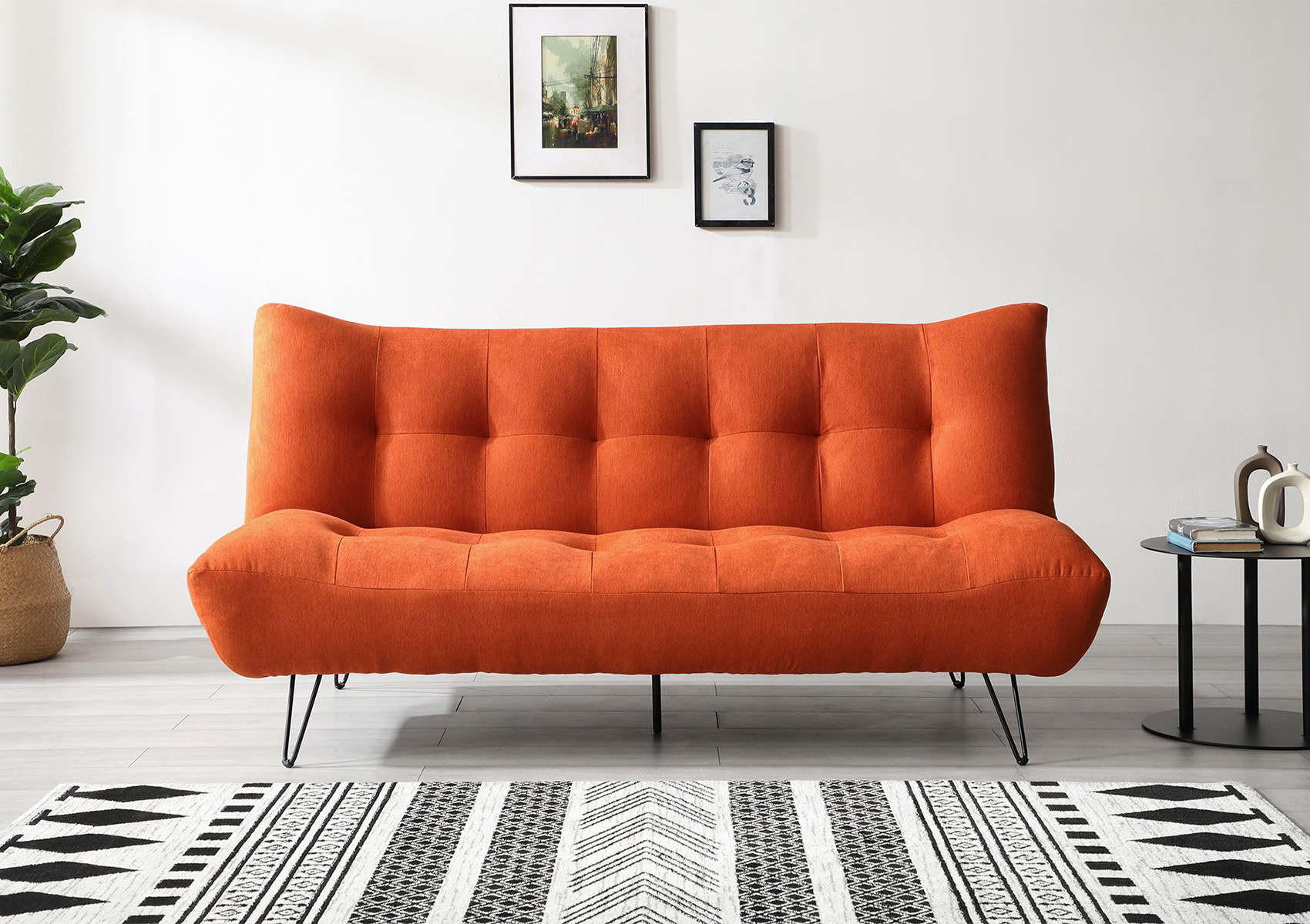 View Windsor Orange Sofa Bed Time4Sleep information