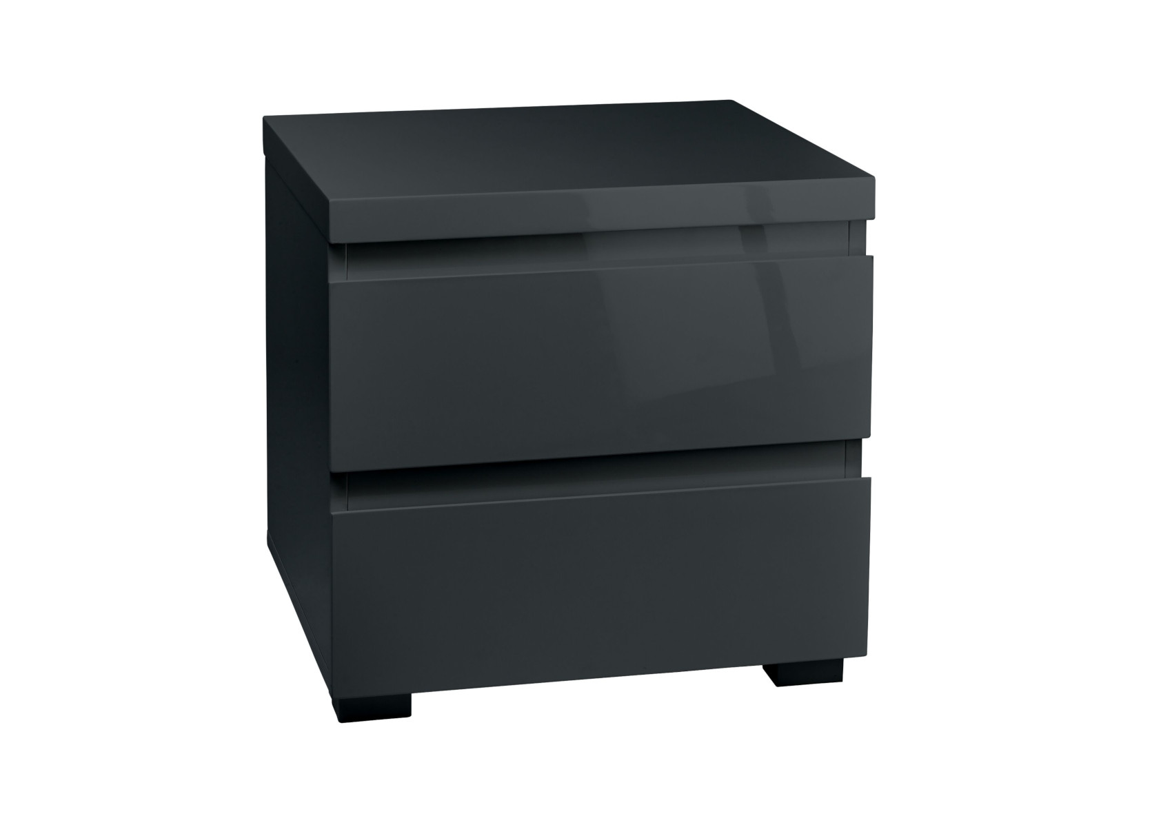 View Puro Charcoal 2 Drawer Bedside Cabinet Time4Sleep information