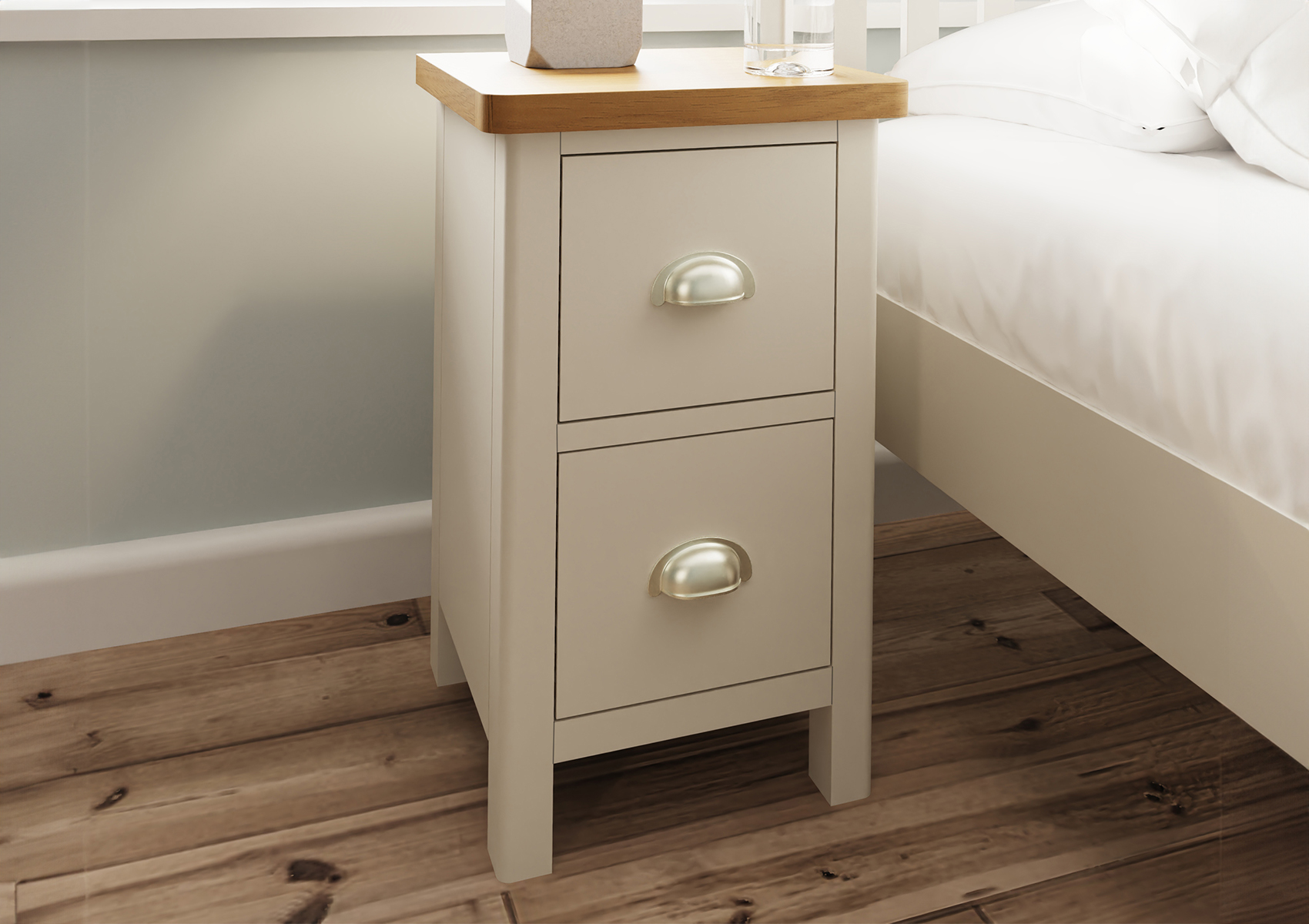 View Radstock Truffle Small Bedside Cabinet Time4Sleep information