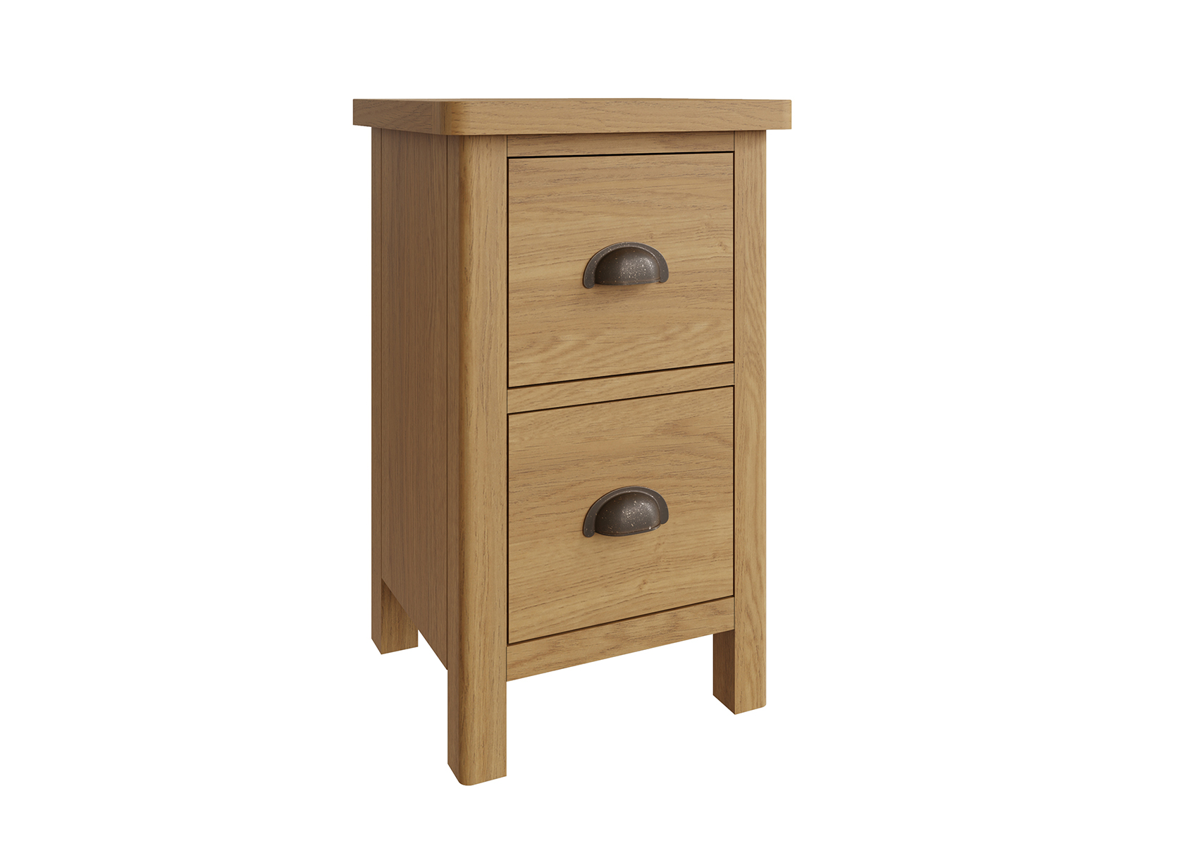 View Radford Light Oak 2 Drawer Bedside Time4Sleep information