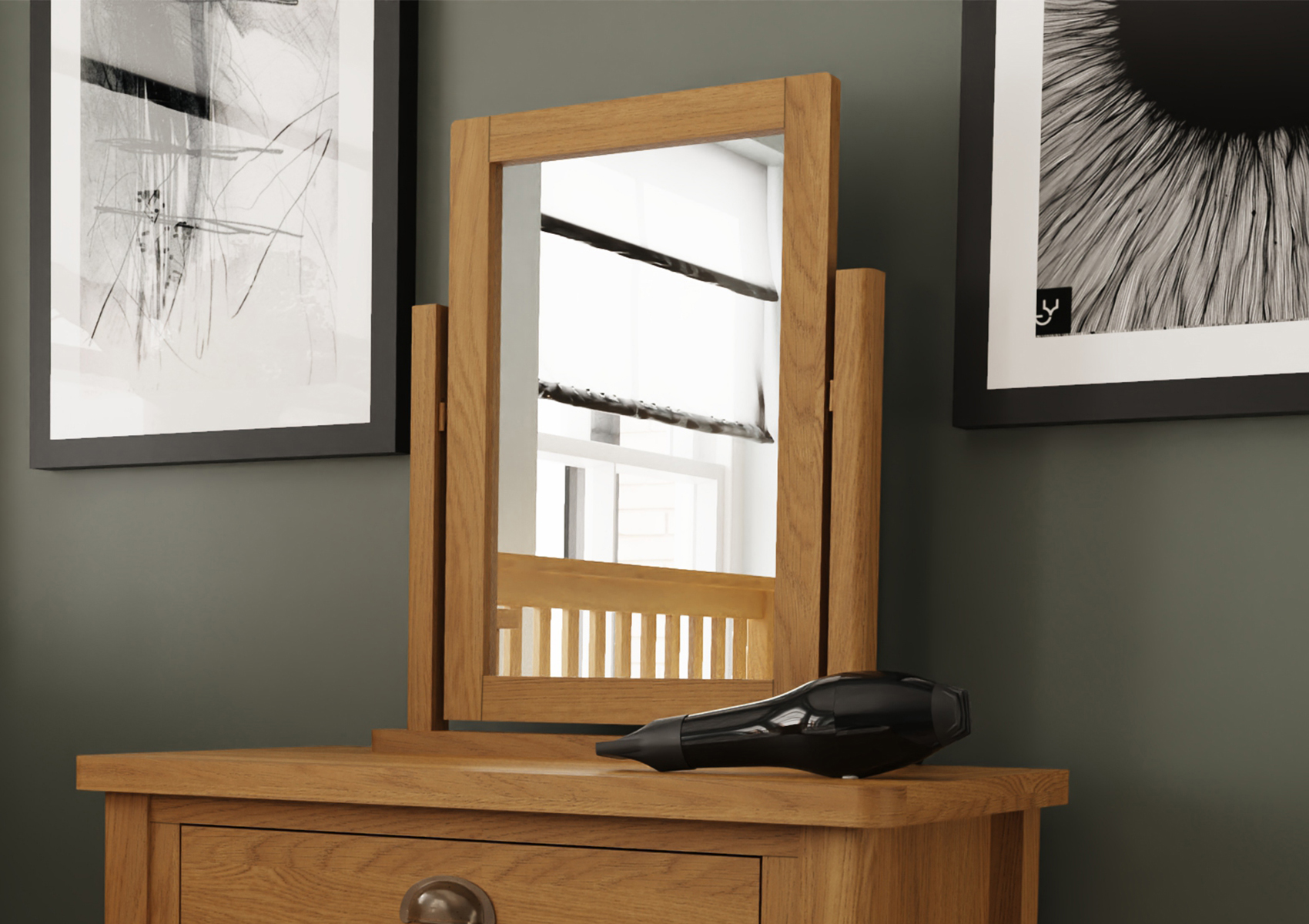 View Radford Light Oak Mirror Time4Sleep information