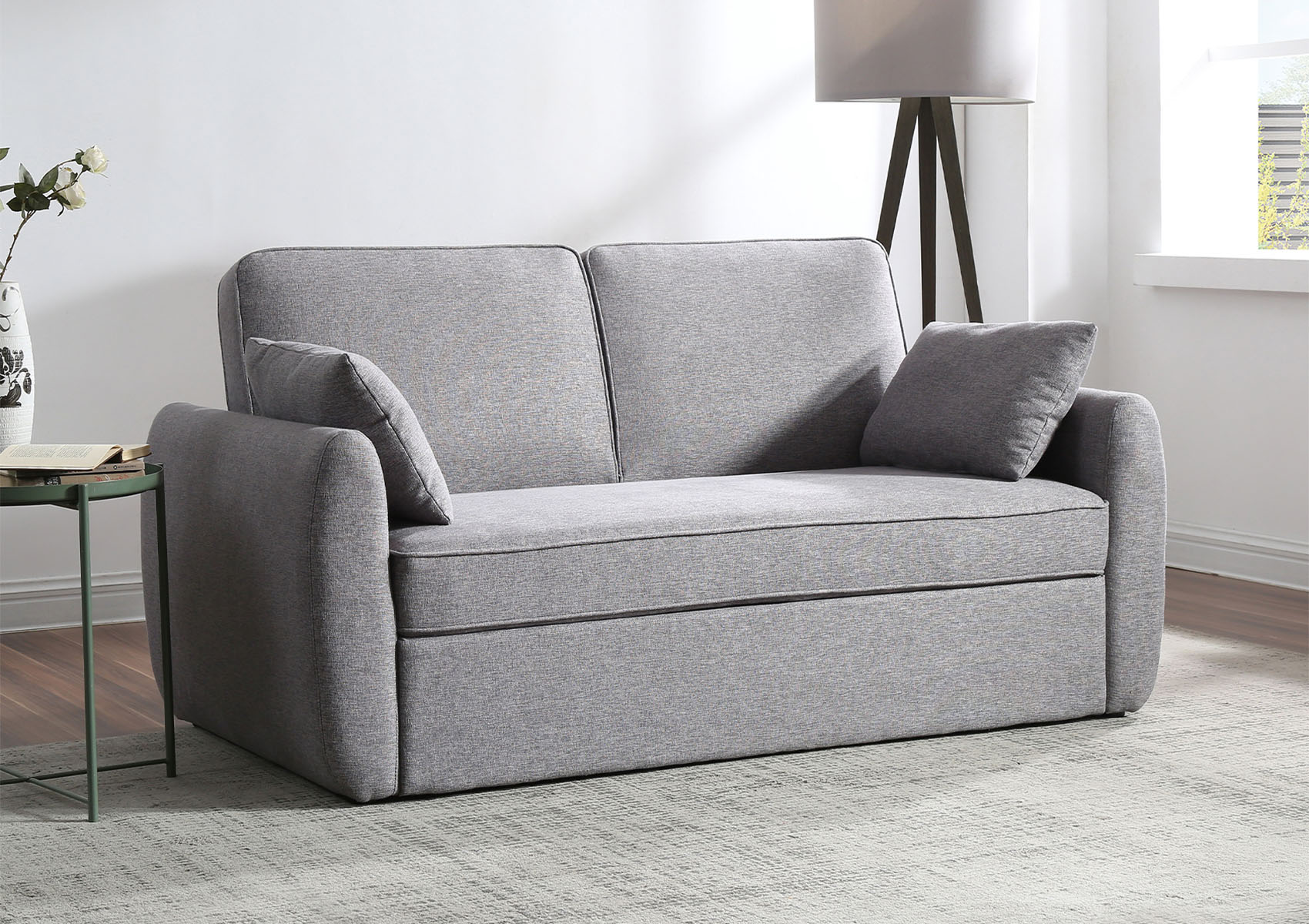 View Solace Grey Sofa Bed Time4Sleep information